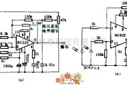 光栅/光放大器中的1m激光测长机条纹计数器的前量放大电路图