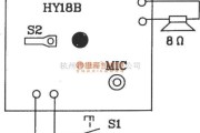 语音电路中的智能型录放芯片HY18B外接线图