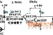 光电传输电路中的微处理器的电传打字机电路图