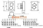 模拟电路中的BSR(G)系列单位数码显示器外形及电路图