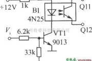 开关电路中的光电耦合器组成的开关电路图