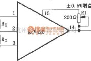 电流环放大中的RCV420增益可调节电路