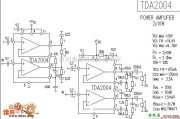 仪表放大器中的tda2004电路图二