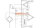 电流环放大中的XTR108由VREF驱动激励的电桥电路
