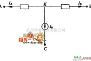 传感器电路中的一维PSD等效电路图