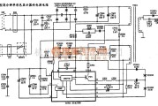 显示器电源中的SHARP SK-180型高分辨率彩色显示器的电源电路图