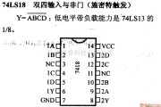 数字电路中的74系列数字电路74LS18等双四输入与非门(施密特触发)