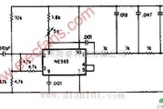 用NE565设计的伴音解调器电路图