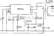 DC-DC中的采用HS7076构成升压DCDC变换器电路图