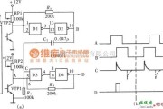 转速、角速度、加速度传感器中的用门电路组成的运动方向传感器(CD4011)电路图