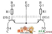 光敏二极管、三极管电路中的晶体三极管EMG3、UMG3N内部电路图