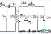 电源电路中的隔离型Cuk变换器的电路图