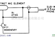 音频处理中的收发器外接麦克风电路图