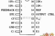 电源电路中的TL494管脚配置及其功能电路图