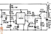 开关稳压电源中的用NE555设计的直流低压开关电源电路图