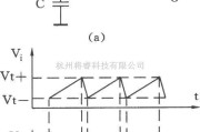 振荡电路中的用施密特触发器附加一个电阻和一个电容组成的振荡器电路