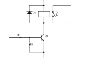 NPN三极管驱动继电器电路图原理