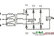 二极管三相桥式整流电路