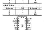 数字电路中的4000系列数字电路,4031,64位静态移位寄存器