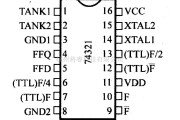 数字电路中的74系列数字电路74LS321晶体控制振荡器