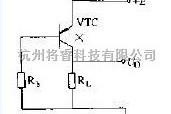 传感器电路中的磁敏晶体管共发射极的电路图