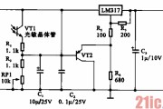 光电控制数码管显示电路