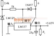 稳压电源中的LM137构成的并联稳压电源电路图