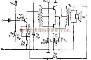 线性放大电路中的用于300mW收音机低频放大的电路