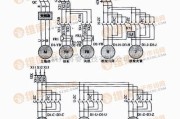 龙门刨床各电动机的主回路电路图
