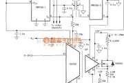 耦合隔离放大中的由ISO120与PWS740构成的八通道隔离式0～20mA电流环电路