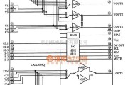 开关电路中的CXA2089Q多功能电子开关集成电路图