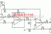 滤波器电路中的不包含电容元件的四阶低通滤波器电路图