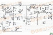 稳压电源中的具有过电流保护的直流可调稳压电源电路图