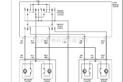 日产中的240SX-1994日产尼桑电动后视镜电路图