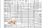 大众（一汽）中的97大众捷达2.8L 发动机性能电路图