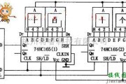 单片机制作中的74HC165扩展的4位BCD码码盘电路图