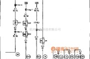 大众（上汽）中的帕萨特驻车制动开关、喷洗液液位传感器和制动摩擦片磨损信号开关电路图