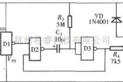 灯光控制中的门控延时照明灯电路图