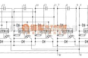 IGBT应用电路中的R系列IGBT-IPM的内部结构图