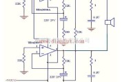 音频电路中的TDA2030A的BTL大功率功放电路原理图