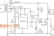 充电电路中的霓虹灯高压电源电路图