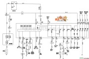 丰田中的威志轿车组合仪表电路图