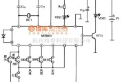 综合电路中的MT8803红外遥控发射器集成电路图