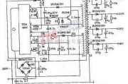 基础电路中的TDA4600阻塞交流器电源电路图解