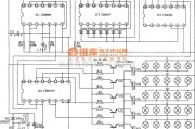 灯光控制中的二维彩灯控制器电路图