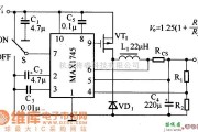 DC-DC中的MAX1745应用电路图