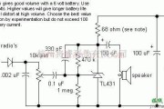 音频电路中的晶体电台音频放大电路原理图