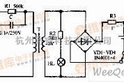 吉利牌JL-9358型往复式电动剃须刀电路图