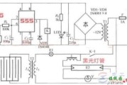 一例太阳能杀虫灯的电路原理图