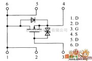 光敏二极管、三极管电路中的场效应晶体管RTQ025P02、RTQ030P02、RTQ035P02内部电路图